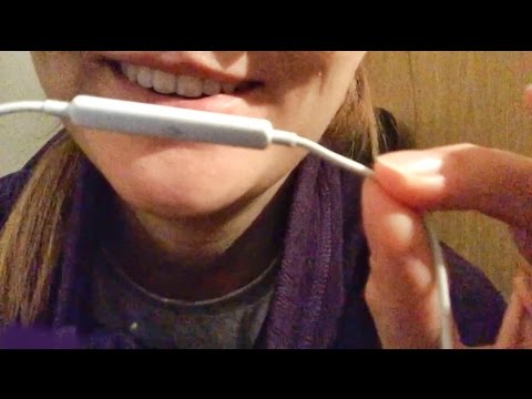 Simple ASMR ♥ Whisper with Crappy Microphone (Mic Sounds)