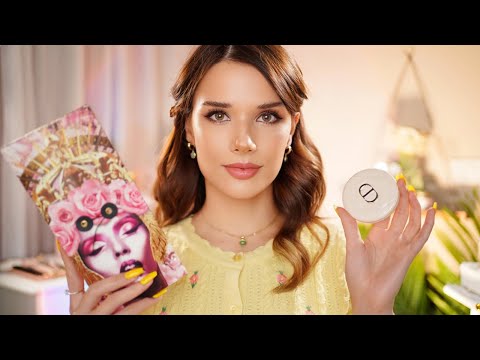 ASMR  FAST High End Makeup Application - UNPREDICTABLE Roleplay