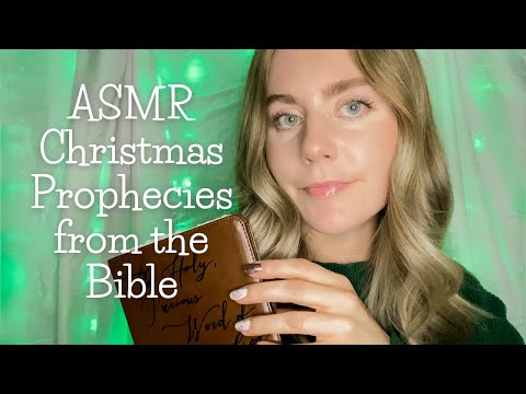 Merry Christmas | ASMR Prophecies About Jesus | Page Turning and Bible Tapping | Christian