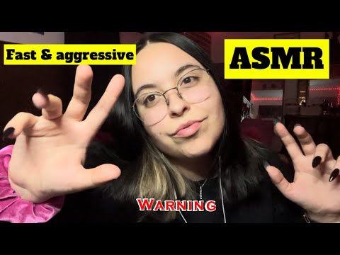 Fast & Aggressive Negative Energy Plucking, Hair Brushing, Personal Attention Unpredictable ASMR