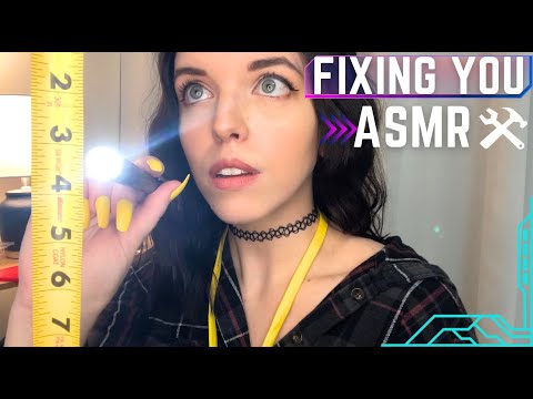 ASMR Fixing You 💻 | Soft Spoken Roleplay, Measuring You, Layered Sounds, Malfunction 🛠