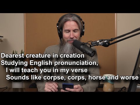 English is Broken! Analyzing "The Chaos" Poem by Gerard Nolst Trenité (ASMR)