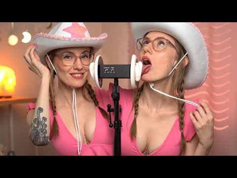 ASMR ~ Ear Licking Cowgirl Style