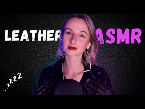4K ASMR | 1 Hour Of Leather Sounds (Gloves, Jacket, Belt, Shoes, Wallet)