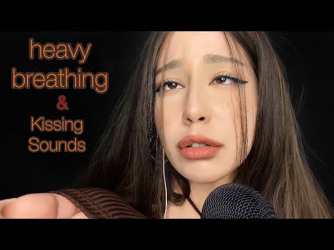 asmr mouth&ki$$ing sounds and breathing sounds