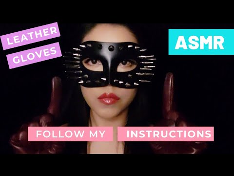 ASMR | 🧤Leather Friday 🧤 Follow My Instructions RP Soft Spoken Unlined Glove Tapping Hand Movements