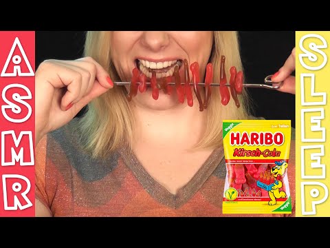 ASMR Soft candy eating with intense chewing sounds | Haribo gummy candy