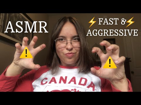 EXTREMELY FAST & AGGRESSIVE TAPPING & SCRATCHING ASMR