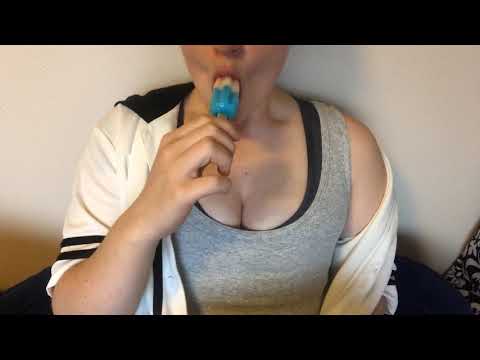 ASMR Popsicle Sucking Loud Mouth Sounds (Full Video On Patreon)