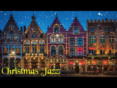 Christmas Ambience ASMR | Ambiance de café avec Musique de Noël Jazz relaxante | Soirée d'hiver cozy