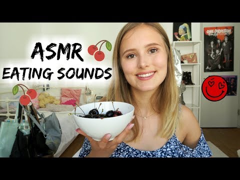 Eat Cherries With Me! | Relaxing Eating Sounds | cara0cara ASMR