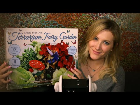 Thrifty Tingles: Fairy Garden Terrarium (Binaural ASMR, Soft Speaking, Tapping, Crinkling)