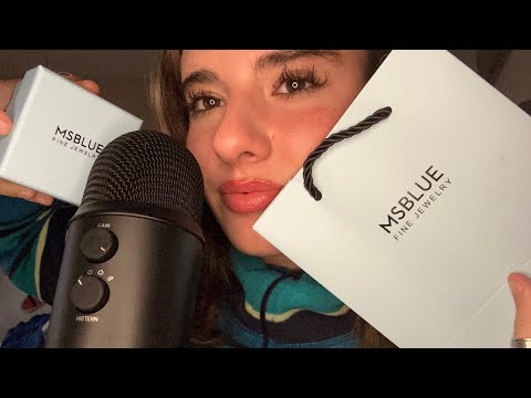 [ASMR] JEWELRY 💍 TAPPING & SCRATCHING WITH (MSBLUE JEWELRY)