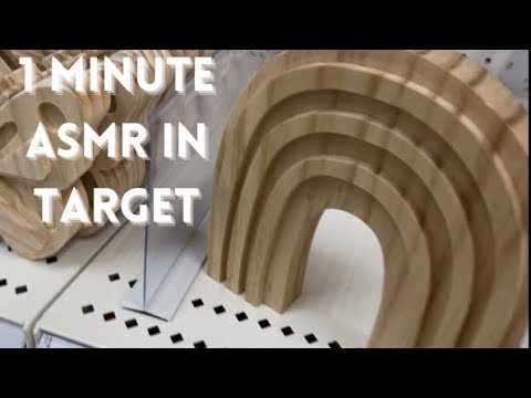 ASMR in Target for 1 minute