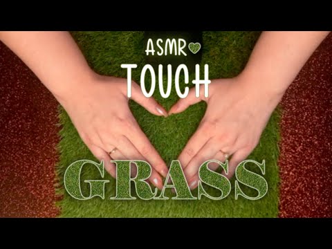 【 ASMR Touch GRASS 】🍀  For Sleep, Relaxation and Tingles !  (No Talking)