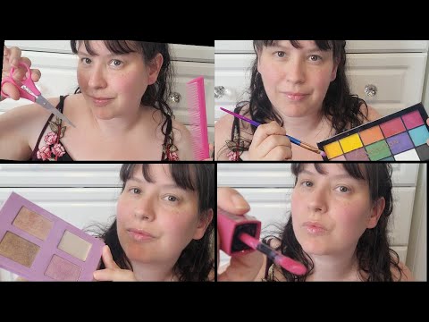 Want Tingles ?? WATCH THIS ASMR VIDEO ====  Hair Wash .. Haircut .. & Doing your Make Up RP