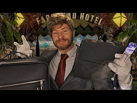 [ASMR] Overly Friendly Hotel Concierge🌴