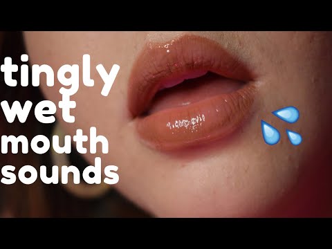 ASMR || Wet Mouth Sounds with a Funnel