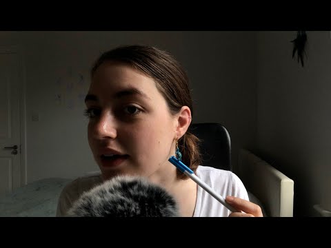 ASMR| gentle whispers with face tracing