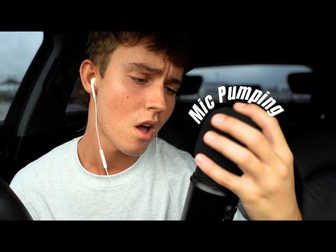 ASMR Mic Pumping x Mouth Sounds w- Mic Scratching, Tapping, Swirling