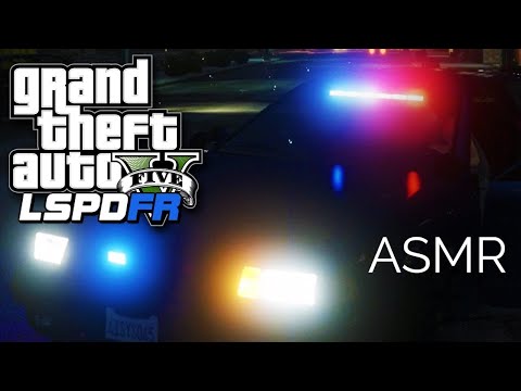 🔴 ASMR GTA V LSPDFR vida de policial gameplay - live gravada
