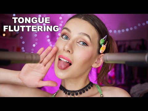 ASMR Tongue Fluttering 👅 30 mins of Fast & Aggressive Mouth Sounds
