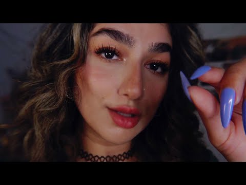 ASMR friend plucks something from your eye (let me take a look, personal attention, plucking)