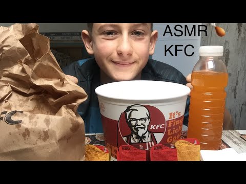 ASMR eating:KFC!*eating sounds*|lovely ASMR s