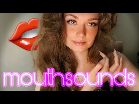 ASMR Fast & Aggressive Mouthsounds, Collarbone tapping & handsounds (& spit painting)