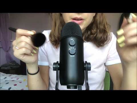 German ASMR - Positive Affirmations and Mic Brushing✨