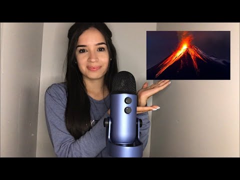 ASMR Ear to Ear Whispering Facts about Volcanoes🌋