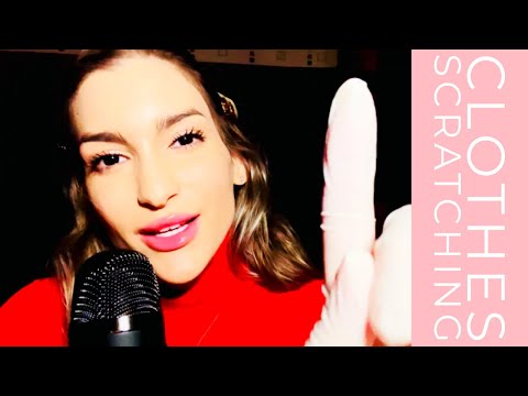 ASMR | INTENSE TINGLES CLOTHES SCRATCHING | SKIN RUBBING | LATEX GLOVE 🖤 AHEGAO CAMEO NEAR THE END🔞