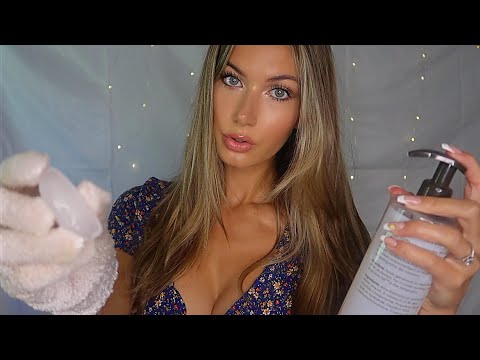 ASMR cooling🧊treatment on summer day