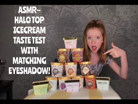 ASMR~ Ice Cream Taste Testing ~ +Matching Makeup