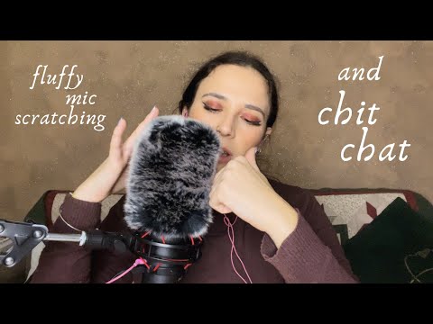 ASMR 🐣 Chit Chat and Fluffy Mic 🐣 #softspoken #accent