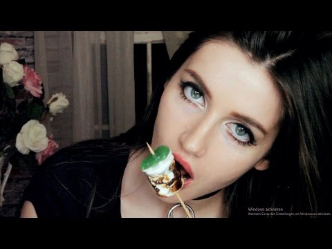 ASMR - BEST CARE after a HARD DAY - neck massage and EATING a MARSHMALLOW!