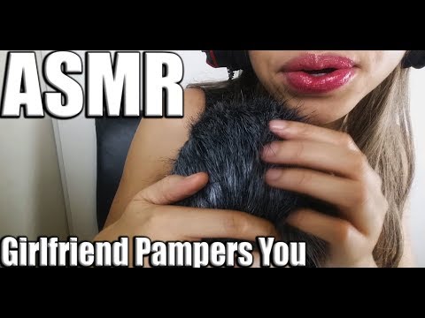 {ASMR} Girlfriend roleplay | showing affection | pampering you