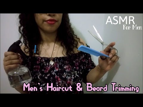 [ASMR] 💈 Men's Haircut & Beard Trimming ✂️ | Barber Shop Roleplay (Close up, Personal Attention)