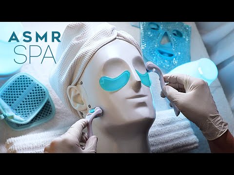 ASMR 3D Face Treatment at the Sleep Spa - Skin Care Triggers & Soothing Sounds from Ear to Ear