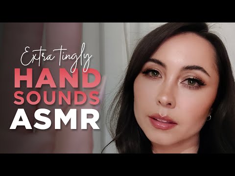 HAND SOUNDS ASMR - tingly hand hypnosis, hand & mouth sounds