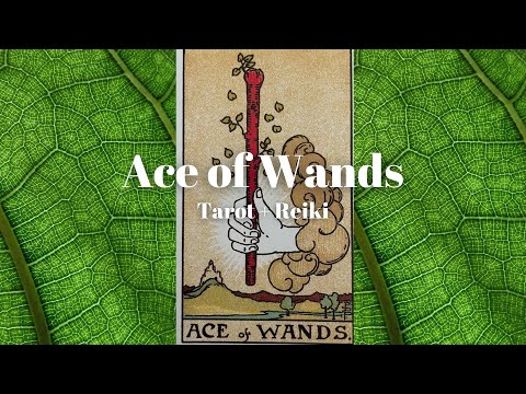 The Ace of Wands Tarot Card Reiki Healing Session + Meditation