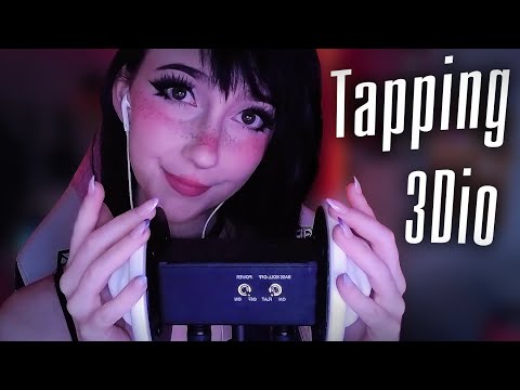 ASMR ☾ Tapping your Ears for a comfy Sleep 😴 3Dio tapping w/ long Nails