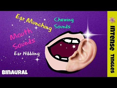 [ASMR] ❤Intense Illusion Ear Tingles, Ear Munching, Ear Nibbling, Chewing [Binaural]
