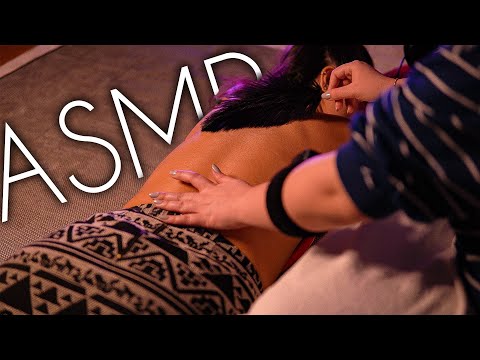 ASMR Back Feather Massage and Scratching - Feel Happier