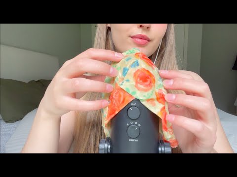ASMR | BEESWAX Wrap Triggers Pt. 2 | Bare Mic + Mic Scratching & Tapping