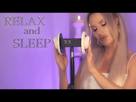 ASMR 💜 Unintelligible Whispering  and Sensitive Ear Attention for Sleep (Layered Sounds) 😴🎶✨