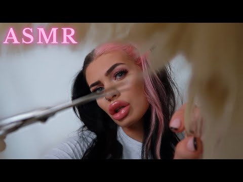 ASMR Spoiled Rich Girl Cuts Your Hair In Class ✂︎💕 (personal attention roleplay)