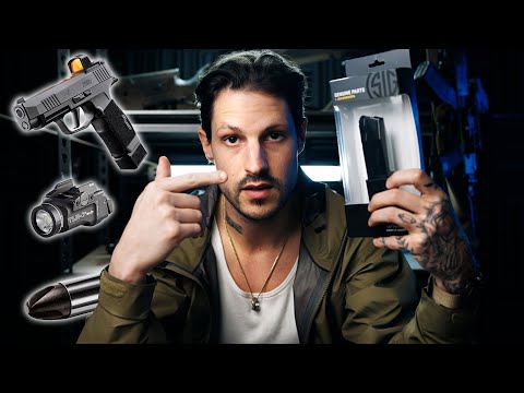 ASMR Weapon Customization (getting you kitted) Gun Sounds Sig P365XL | Arms Dealer Roleplay