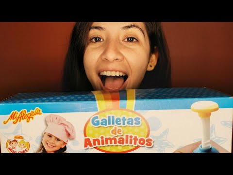 ASMR en Español - Haciendo Galletas de Animalitos 🐘🐱💛