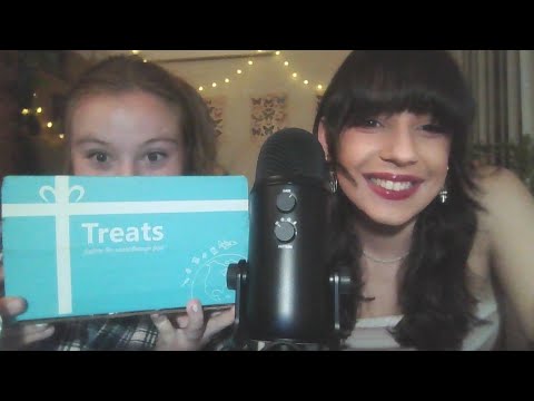 ASMR ˚♡✧⋆｡♡˚ with my roommate (try treats)